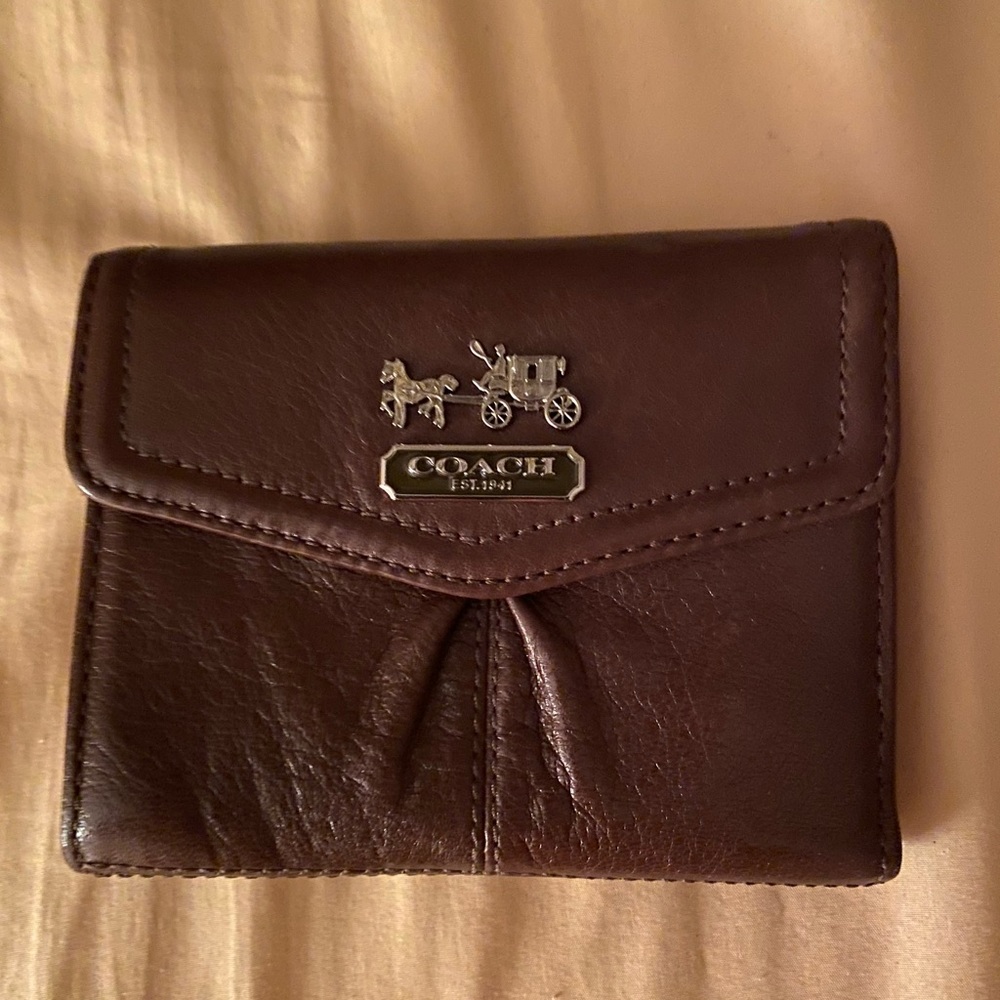 Coach Women’s Brown Leather Wallet